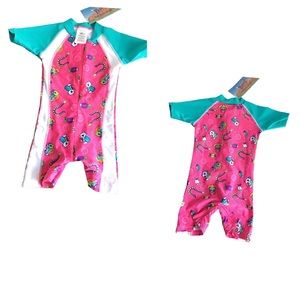 Banz | Toddler One Piece Swimsuit | 18 mos. | NWT